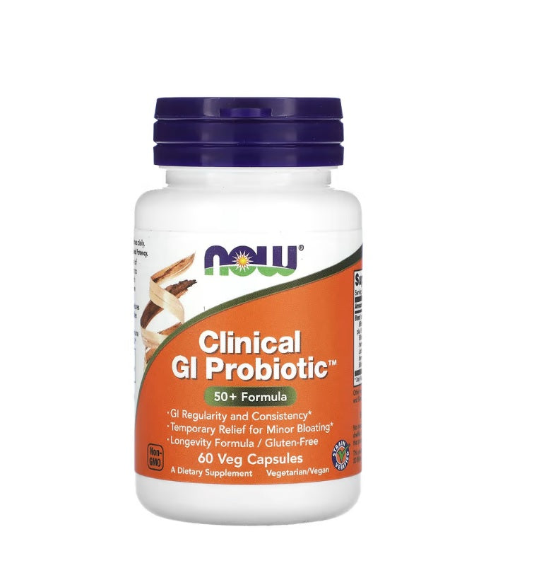 Clinical GI Probiotic - 60 vcaps - Now Foods