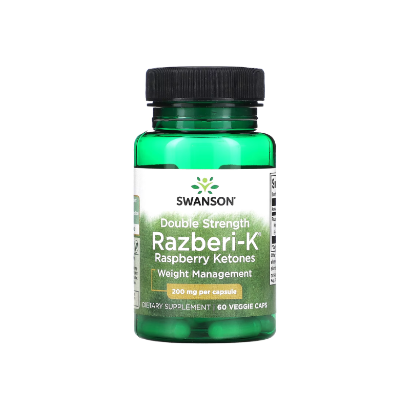 Double Strength Razberi-K, 200mg - 60 vcaps - Swanson