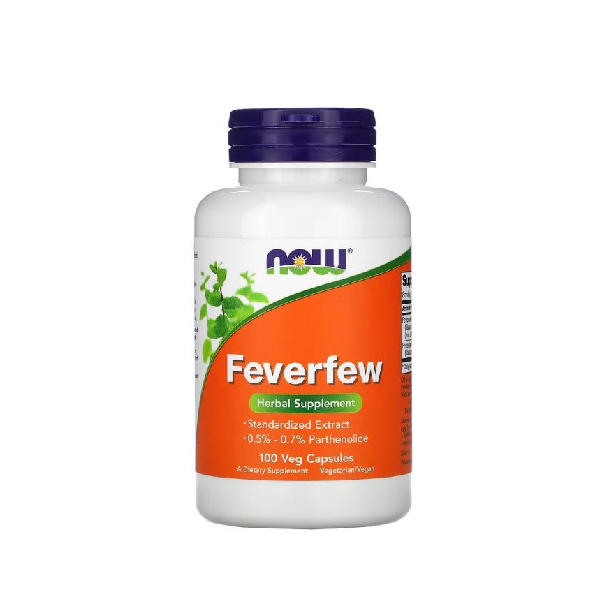 Feverfew - 100 vcaps&nbsp;- NOW Foods