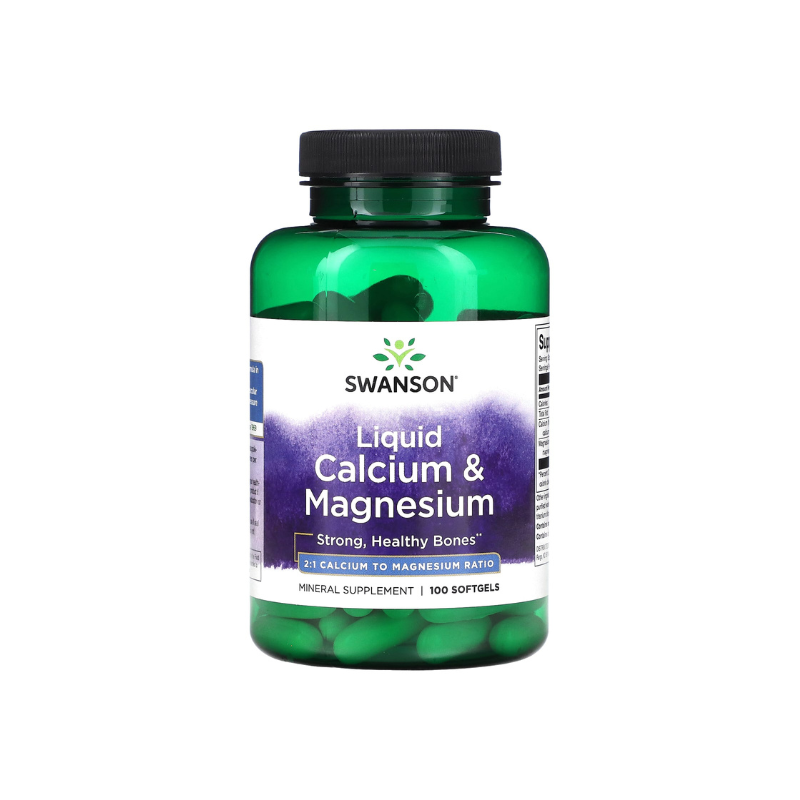 Liquid Calcium &amp; Magnesium - 100 softgels - Swanson