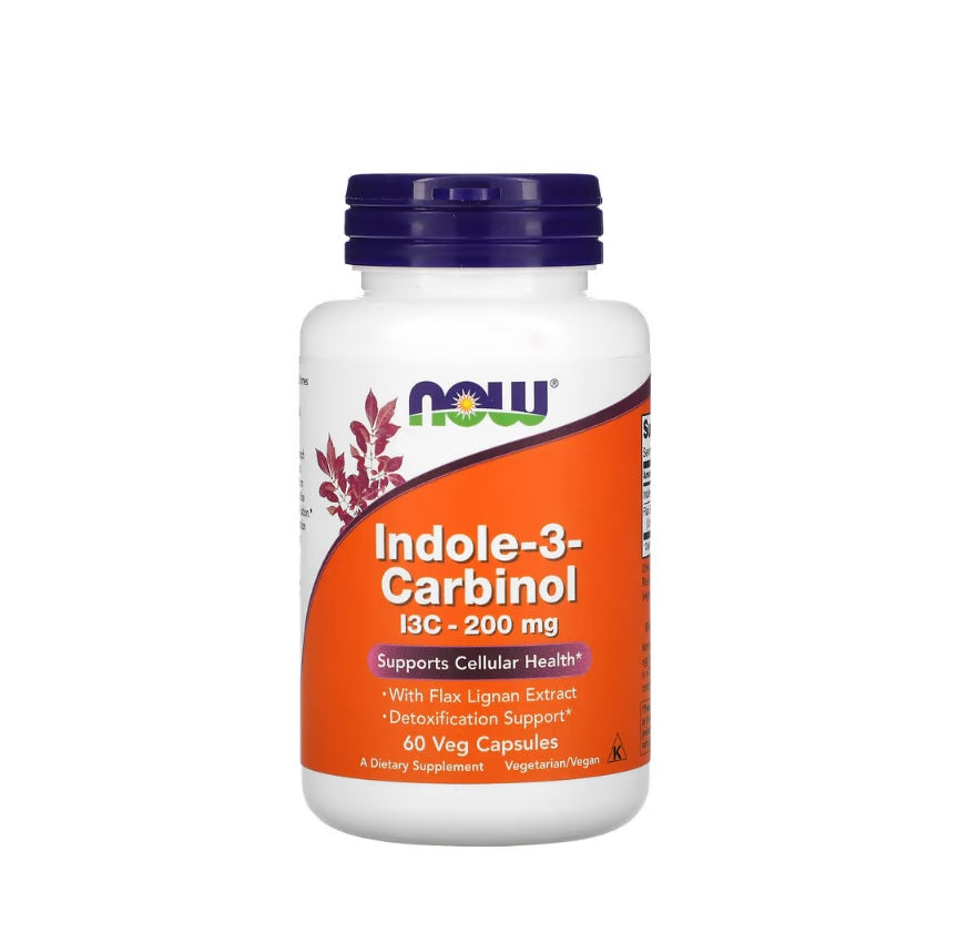 Indole-3-Carbinol (I3C), 200mg - 60 vcaps&nbsp;- NOW Foods