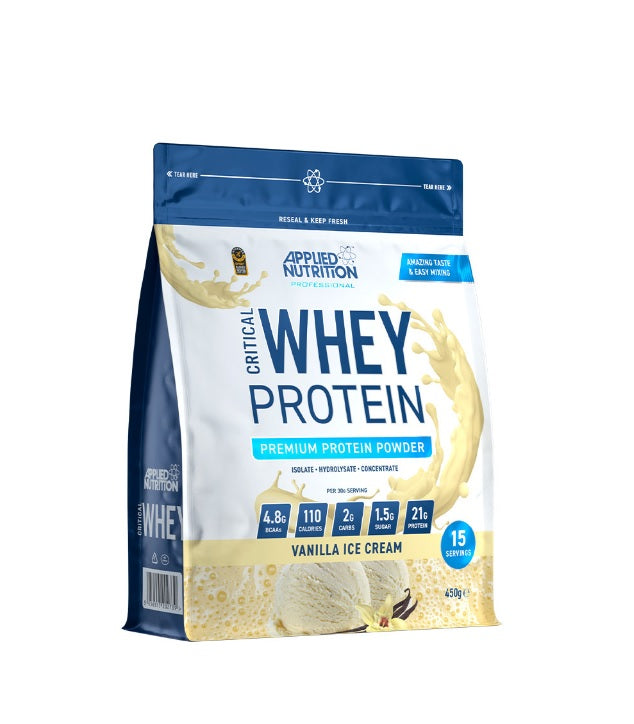 Critical Whey, Vanilla Ice Cream - 450 grams - Applied Nutrition