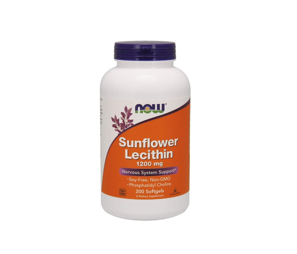 Sunflower Lecithin, 1200mg - 200 softgels - NOW Foods