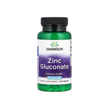 Zinc Gluconate, 30mg - 250 tablets - Swanson