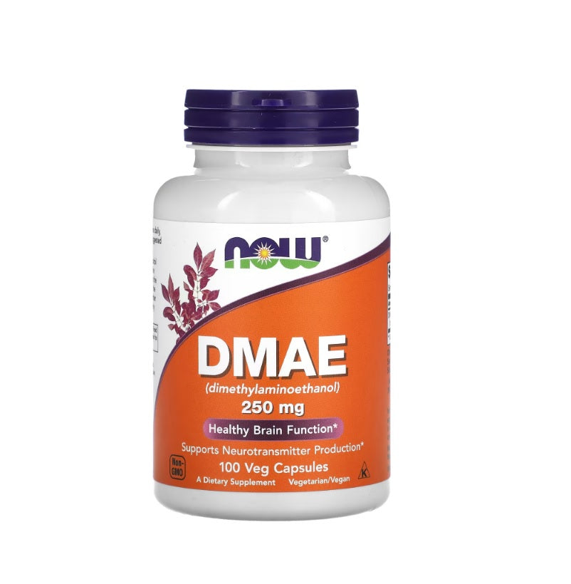 DMAE (Dimethylaminoethanol), 250mg - 100 vcaps - Now Foods