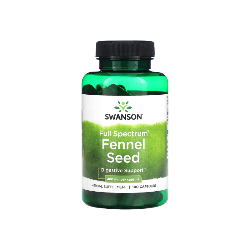 Full Spectrum Fennel Seed, 480mg - 100 caps - Swanson