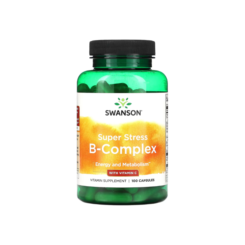 Super Stress B-Complex with Vitamin C - 100 caps