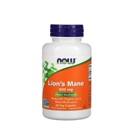 Lion's Mane, 500mg - 60 vcaps - NOW Foods