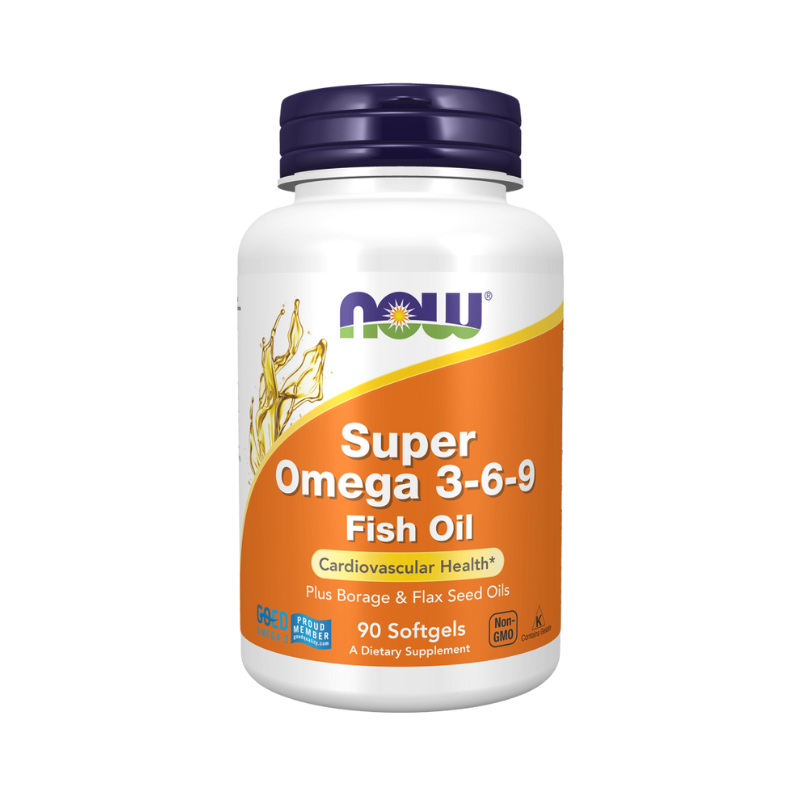Súper Omega 3-6-9, 1200 mg - 90 cápsulas blandas