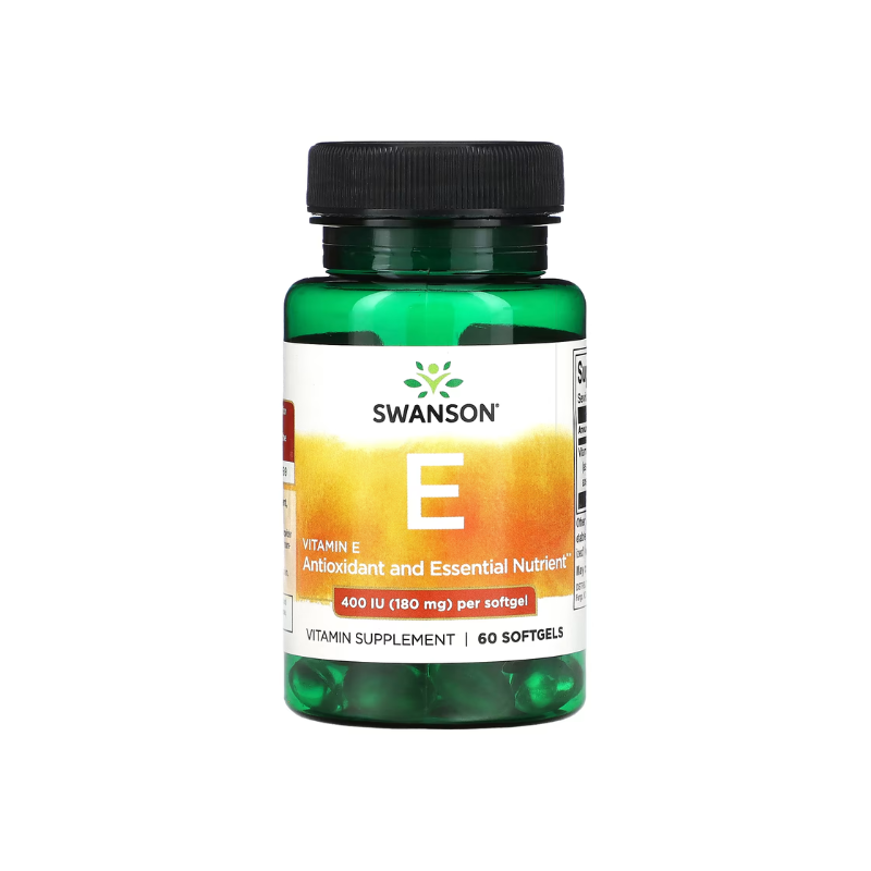 Vitamin E, 400 IU - 60 softgels - Swanson