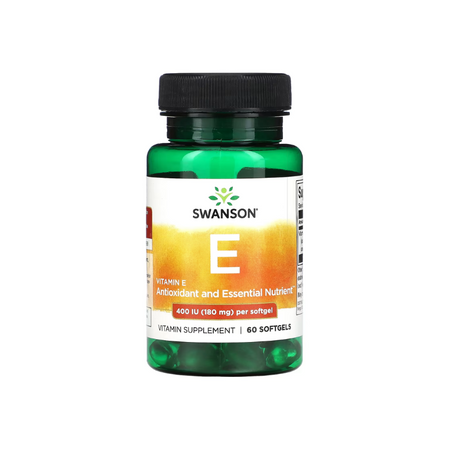 Vitamin E, 400 IU - 60 softgels - Swanson