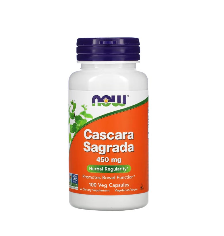 Cascara Sagrada, 450mg - 100 vcaps - Now Foods