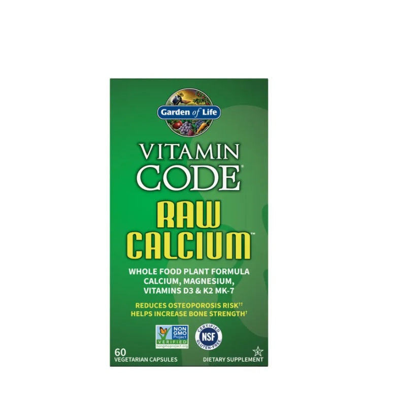 Vitamin Code Raw Calcium - 60 vcaps - Garden of Life