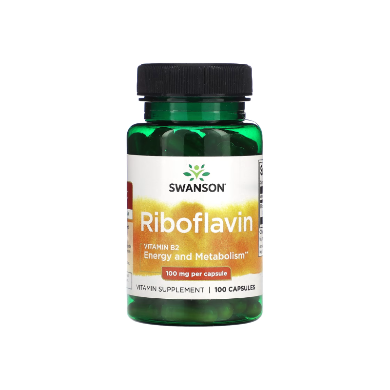 Riboflavin Vitamin B-2, 100mg - 100 caps - Swanson