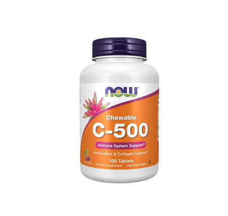 Vitamin C-500 Chewable, Cherry-Berry - 100 tablets - NOW Foods