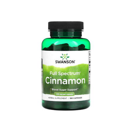 Full Spectrum Cinnamon, 375mg - 180 caps - Swanson