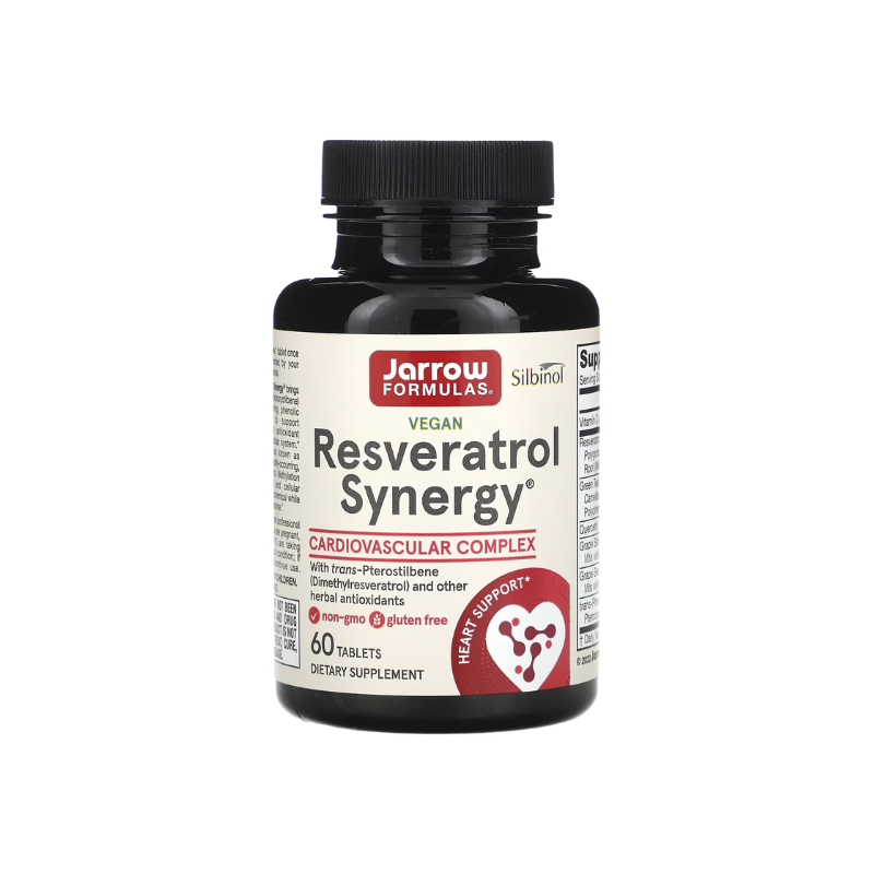 Resveratrol Synergy, 200mg - 60 tablets - Jarrow Formulas