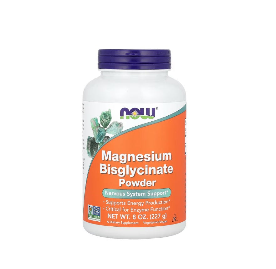 Magnesium Bisglycinate Powder - 227 grams - Now Foods