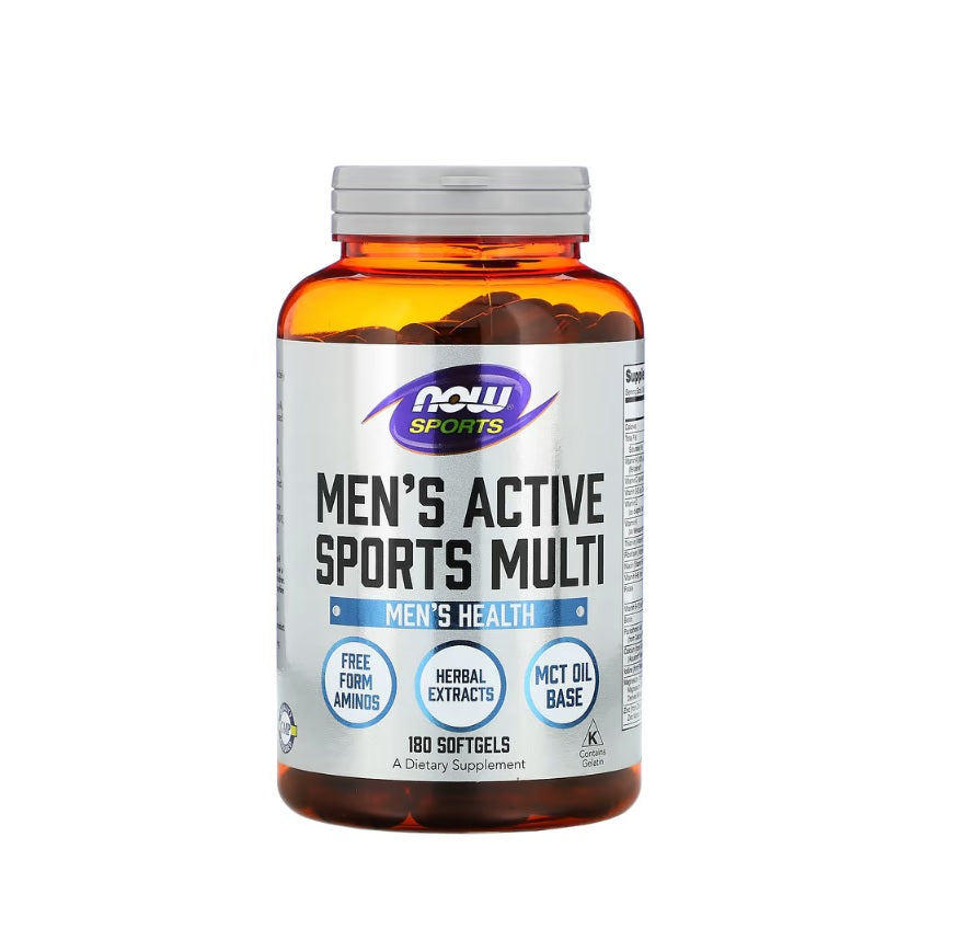 Men's Active Sports Multi - 180 softgels - NOW Foods