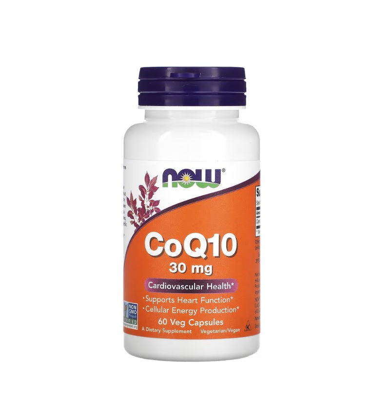 CoQ10, 30mg - 60 vcaps - Now Foods