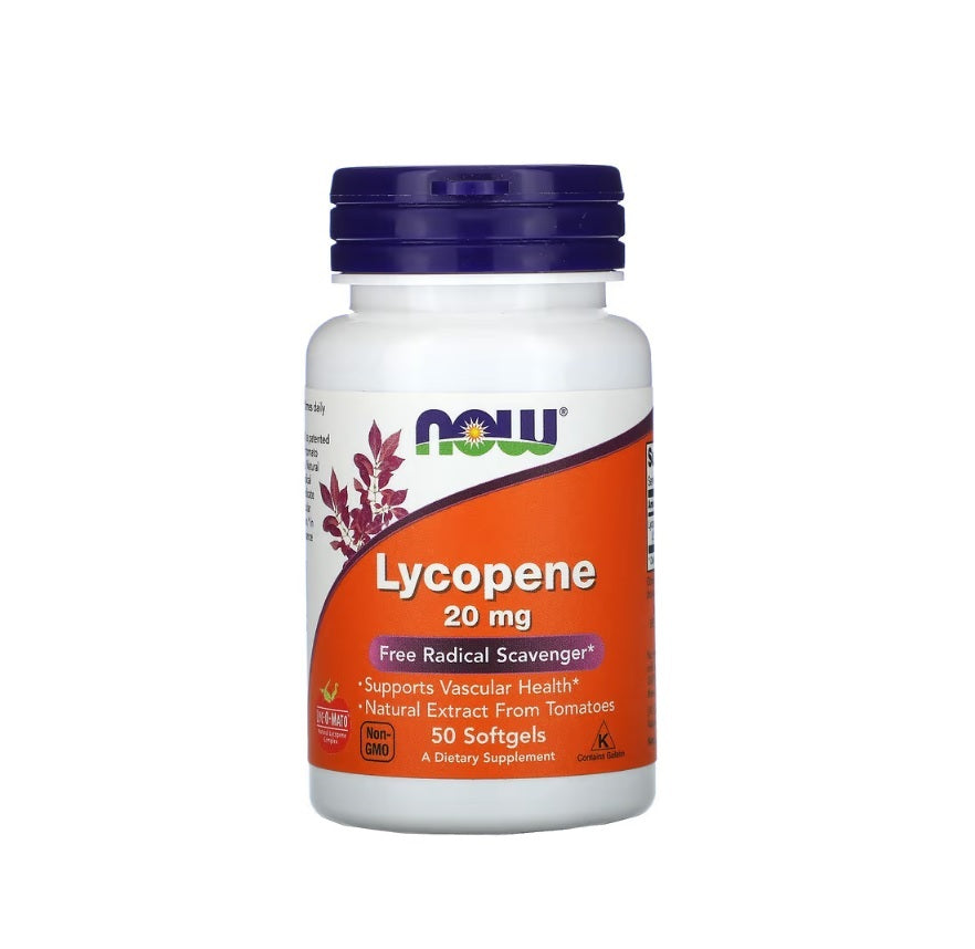 Lycopene, 20mg - 50 softgels - NOW Foods