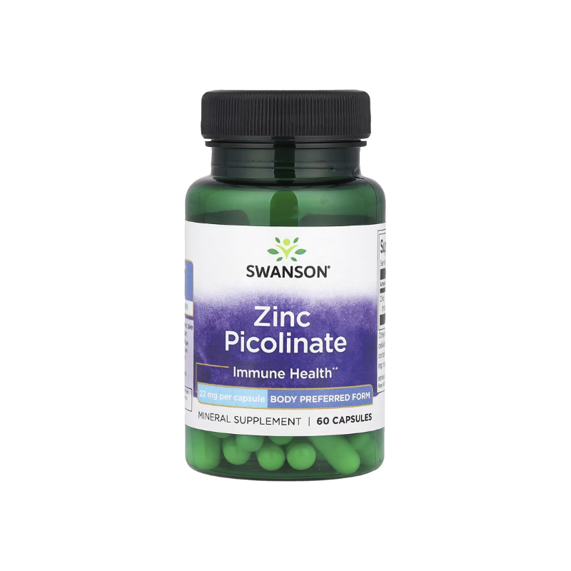 Zinc Picolinate Body Preferred Form, 22mg - 60 caps - Swanson