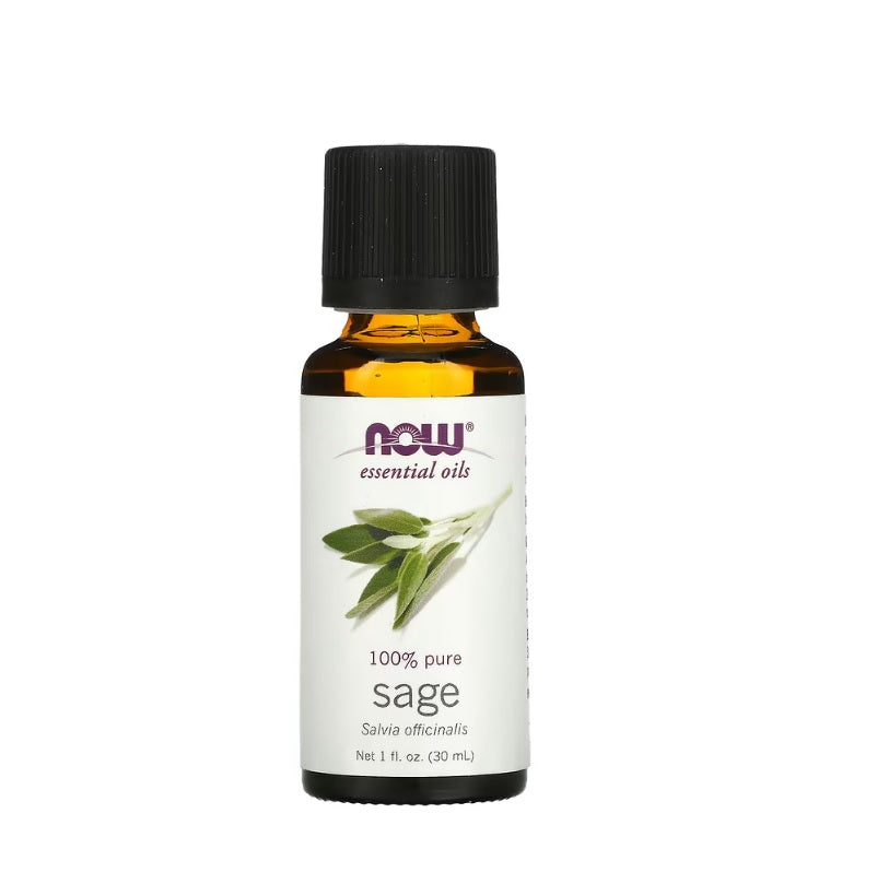 Essential Oil, Sage Oil - 30 ml. - Now Foods