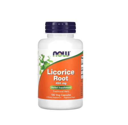 Licorice Root, 450mg - 100 vcaps - NOW Foods