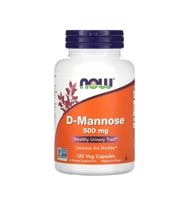 D-Mannose, 500mg - 120 vcaps - Now Foods