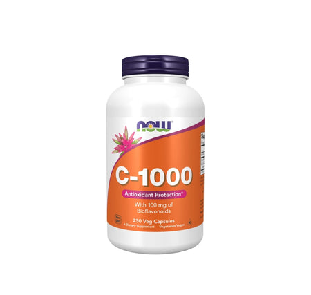 Vitamin C-1000 with 100mg Bioflavonoids - 250 vcaps - NOW Foods