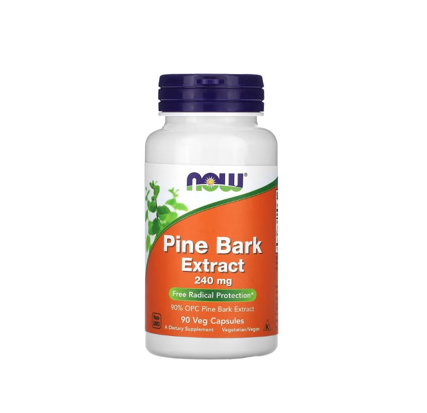 Pine Bark Extract, 240mg - 90 vcaps - NOW Foods