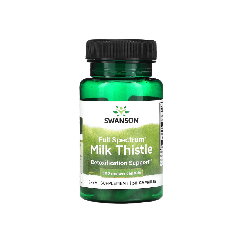 Full Spectrum Milk Thistle, 500mg - 30 caps - Swanson