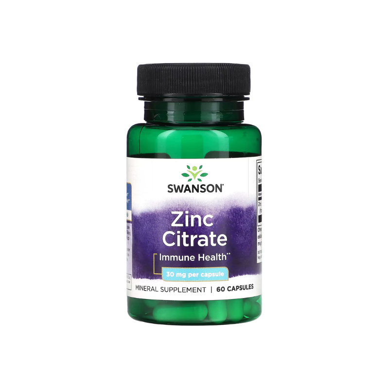 Zinc Citrate, 30mg - 60 caps - Swanson