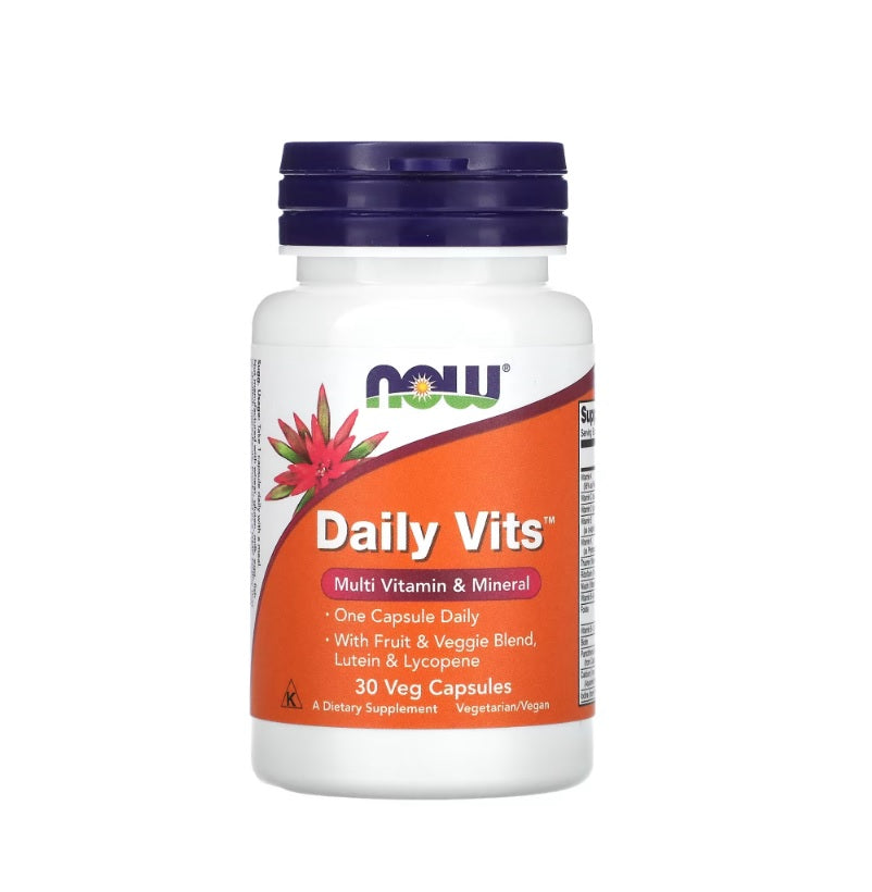 Daily Vits - 30 vcaps - Now Foods