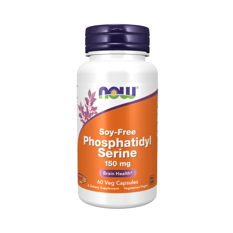 Fosfatidilserina, 150 mg sin soja - 60 cápsulas