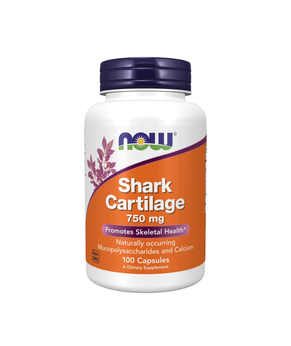 Shark Cartilage, 750mg - 100 caps - NOW Foods