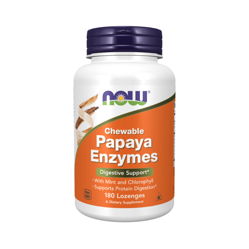 Papaya Enzyme Masticable - 180 pastillas