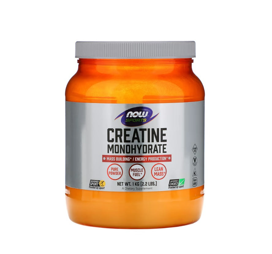 Creatine Monohydrate, Pure Powder - 1000 grams - NOW FOODS