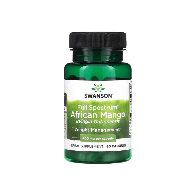 Full Spectrum African Mango (Irvingia Gabonensis), 400mg - 60 caps - Swanson