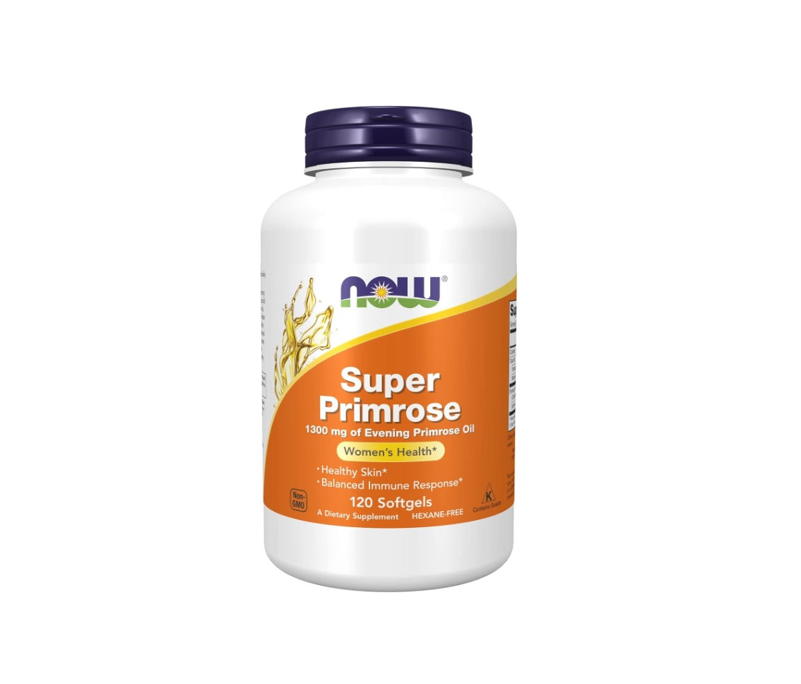 Super Primrose 1300mg - 120 softgels - Now Foods