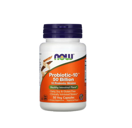 Probiotic-10, 50 Billion - 50 vcaps - Now Foods