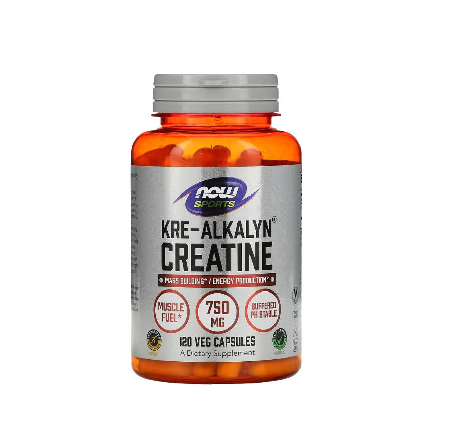 Kre-Alkalyn Creatine - 120 caps - NOW Foods