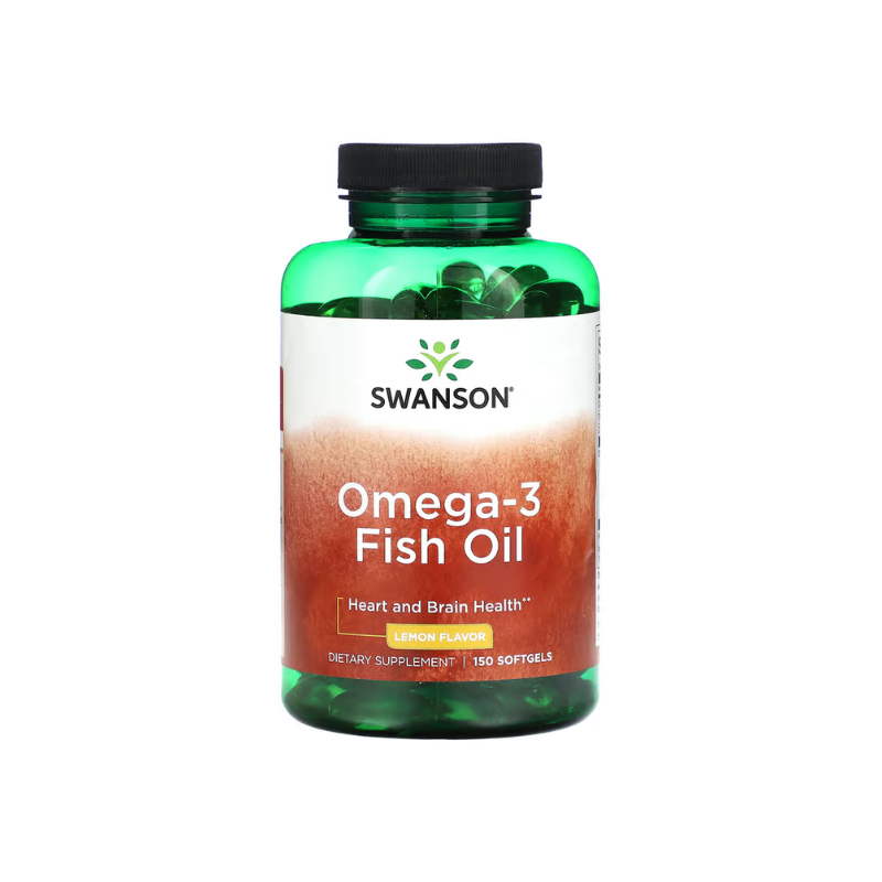 Omega-3 Fish Oil, Lemon - 150 softgels