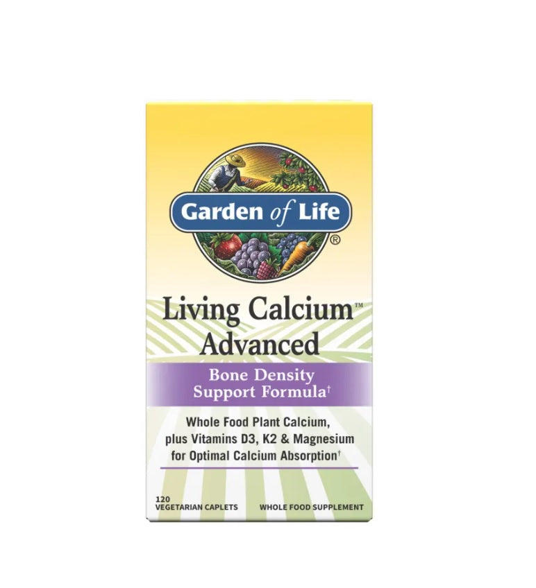 Living Calcium Advanced - 120 vegetarian caplets - Garden of Life