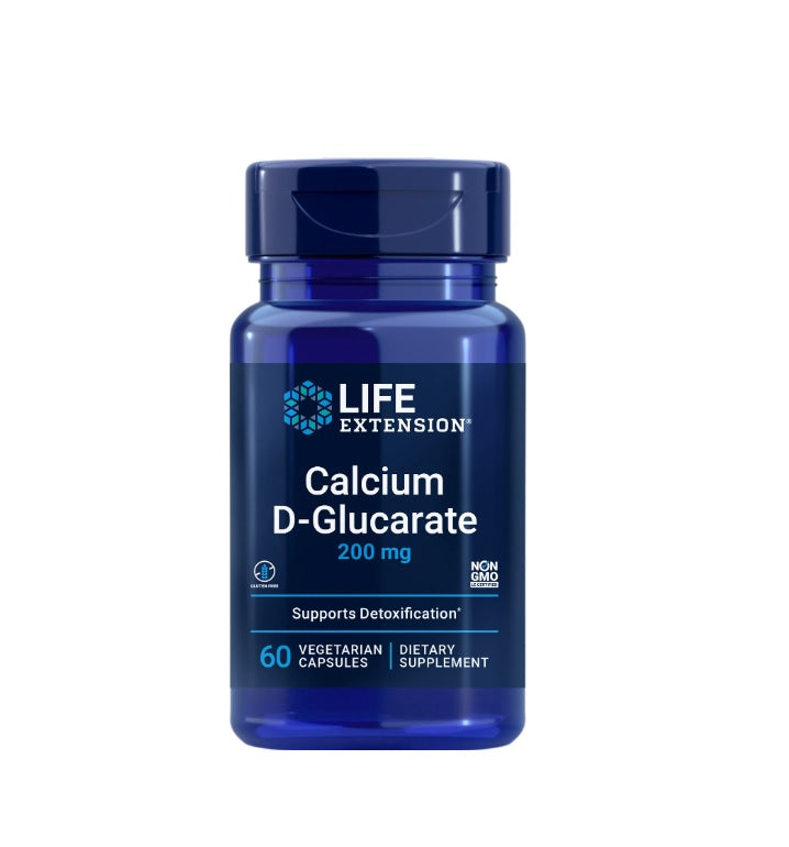 Calcium D-Glucarate, 200mg 60 vcaps - Life Extension