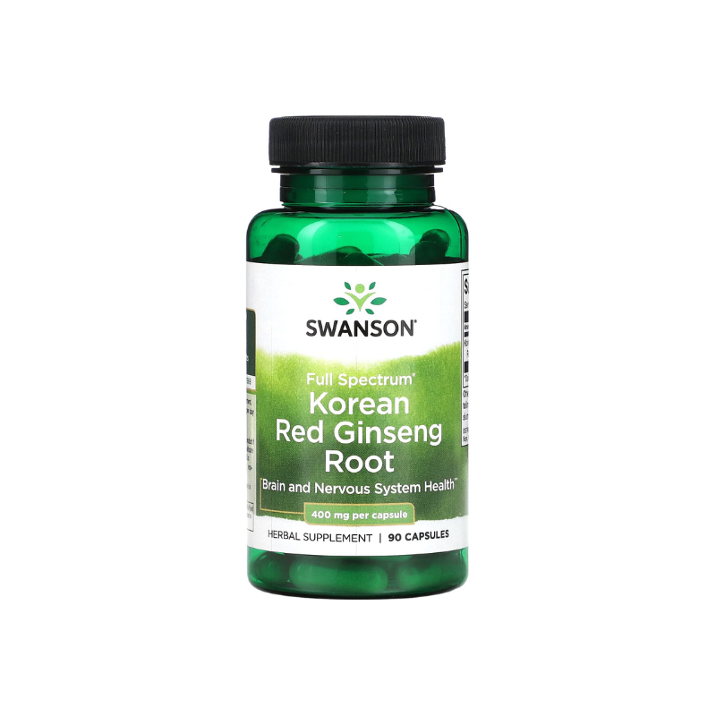 Full Spectrum Korean Red Ginseng Root, 400mg - 90 caps - Swanson