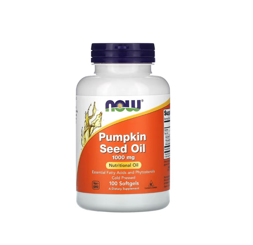 Pumpkin Seed Oil, 1000mg - 100 softgels - NOW Foods