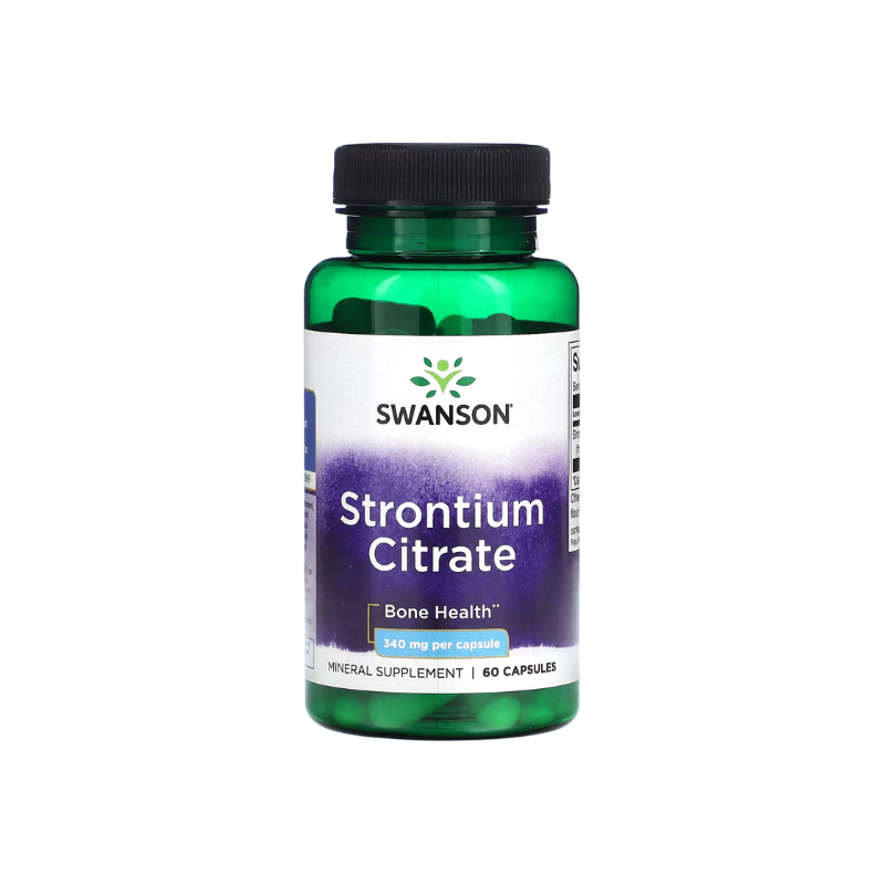 Strontium Citrate, 340mg - 60 caps