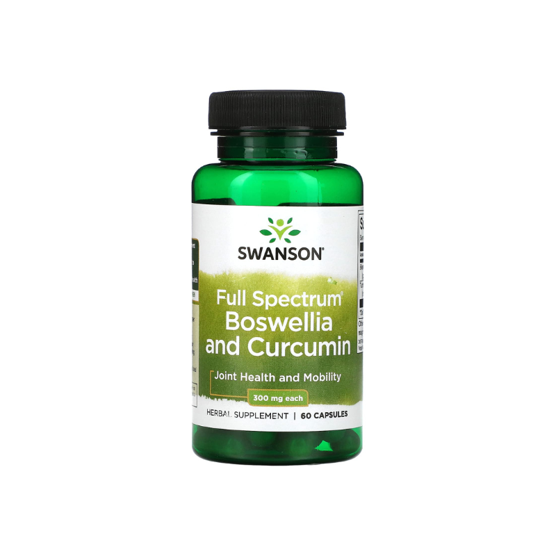 Full Spectrum Boswellia and Curcumin, 300mg - 60 caps - Swanson