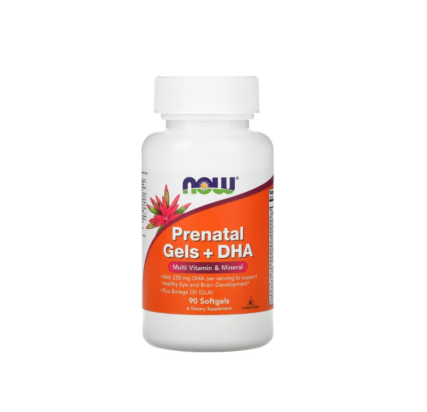 Prenatal Gels + DHA - 90 softgels - NOW Foods